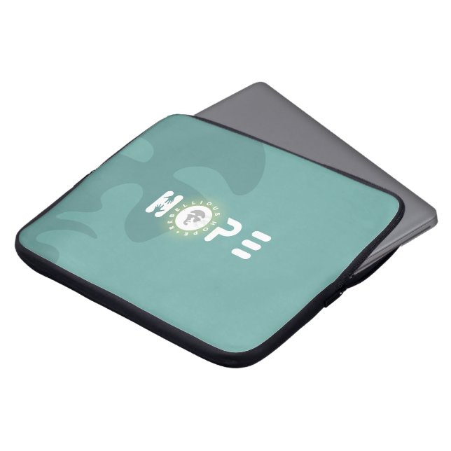 Espoir rebelle | Sac à manches d'ordinateur portab (Devant haut)