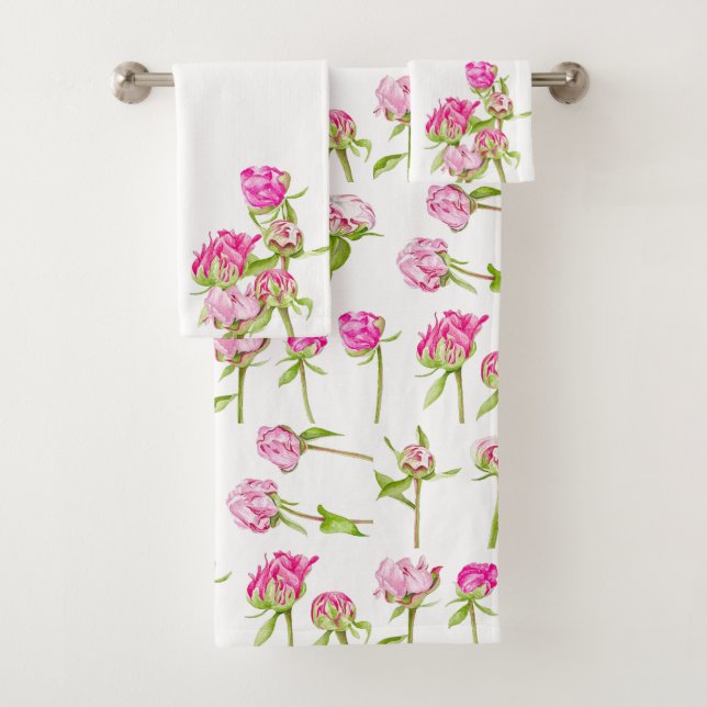 Espoir sur un ensemble de serviettes de bain (En situation)