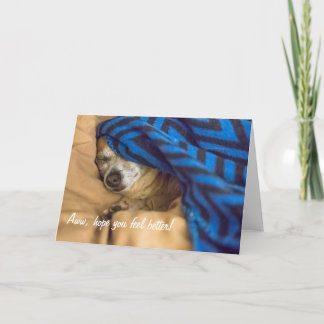 Espoir vous sentez une meilleure carte de voeux