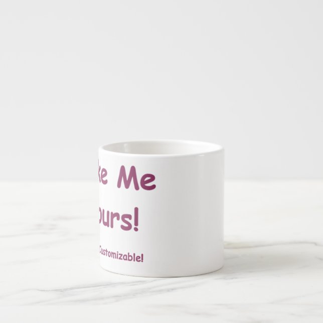 Espresso 6oz Mug me personnalise ! ~ Faites-Moi Le (Devant)