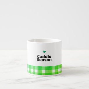 Espresso Cuddle Season Mug en vert
