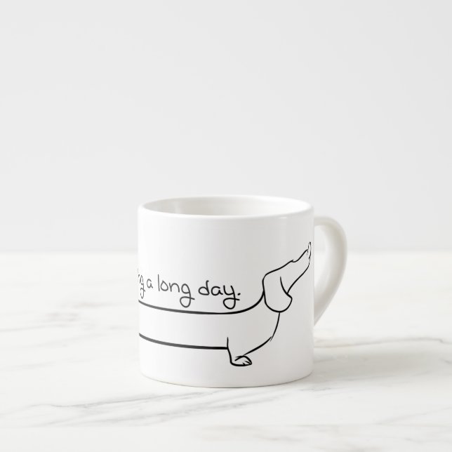 Espresso Dachshund Mug (Devant droit)