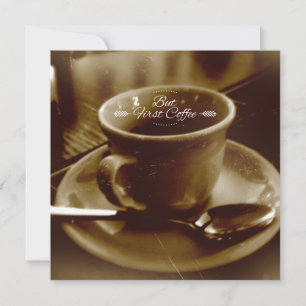 Espresso foncé - citation de café grunge