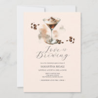 Espresso Martini Bachelorette Invitations