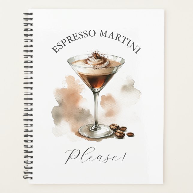 Espresso Martini S'il vous plaît Mignon Thème Cock (Devant)