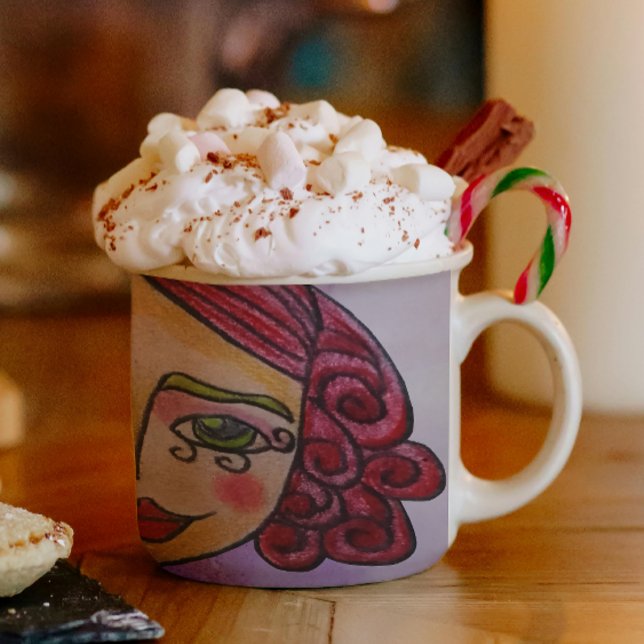 Espresso Mug (Femme charlatane - 03) (Créateur téléchargé)