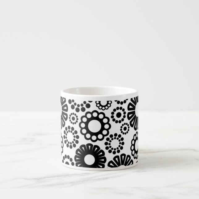 Espresso Mug noir et blanc (Devant)