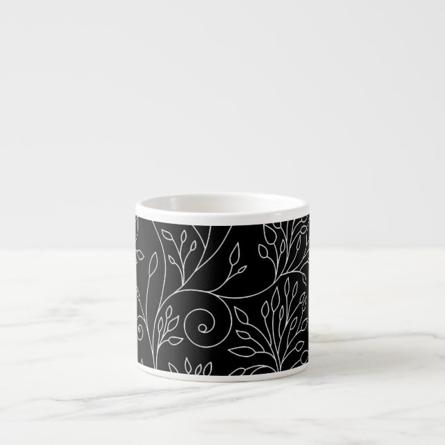 Espresso Mug noir et blanc (Devant)