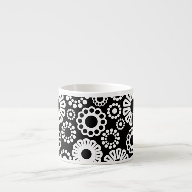 Espresso Mug noir et blanc (Devant)