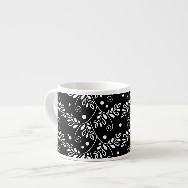 Espresso Mug noir rétro (Devant gauche)