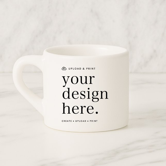 Espresso Mug Votre Conception Télécharger 6oz (Versatile espresso cup mug template for business, events, occasions, home decor, gifting & more!)