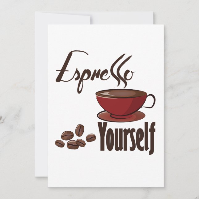 Espresso Yourself Coffee Pun Vous Express (Devant)