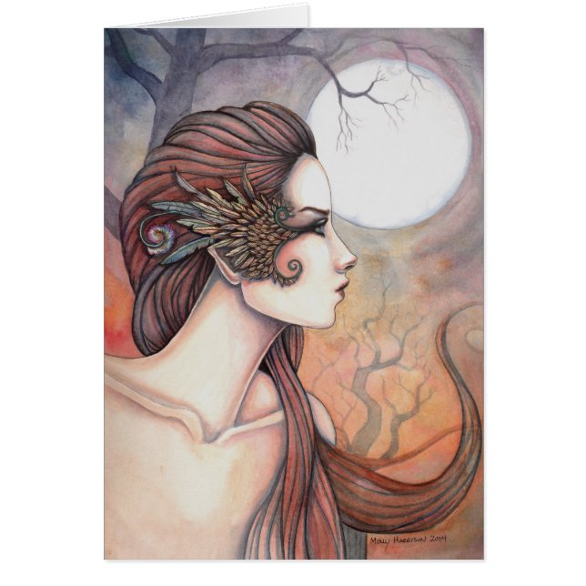Esprit d'Artemis Déesse Grecque Fantaisie Art (Devant)