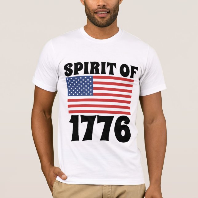 ESPRIT DE 1776 T-SHIRTS Patriotiques (Devant)