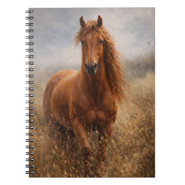 Esprit de cuivre | Cheval alezan | Cahier (Devant)
