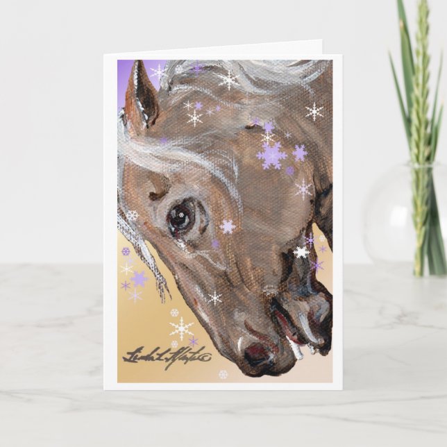 Esprit de la carte de Noël de mustang (Devant)