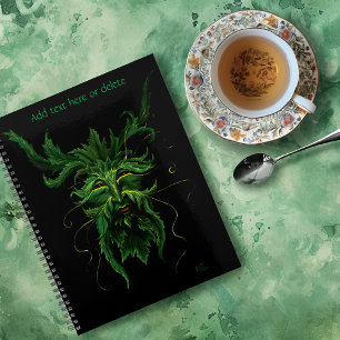 Esprit de la forêt mystique Greenman Visage de feu