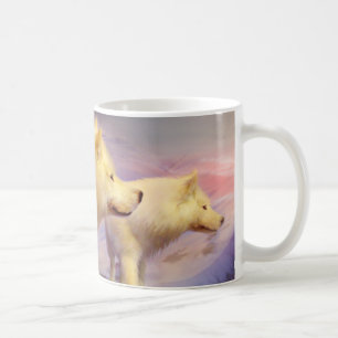 Esprit de la tasse de loup blanc