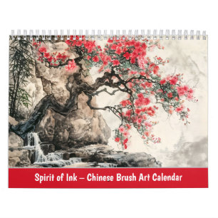 Esprit de l'encre – Calendrier d'art au pinceau ch