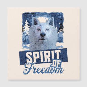 Esprit de liberté du loup arctique