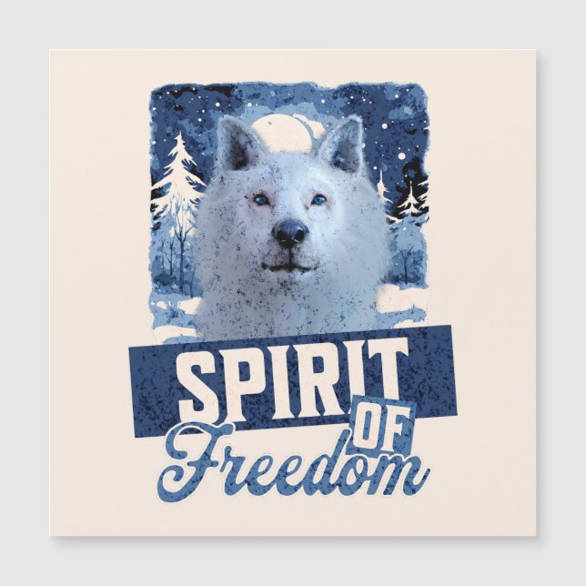 Esprit de liberté du loup arctique (Devant)