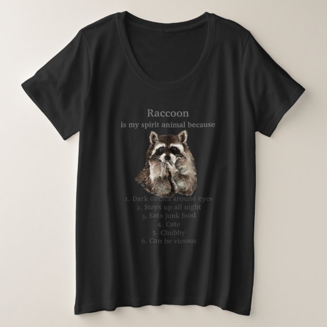 Esprit de Raton Laveur Drôle Humour (Design devant)