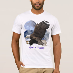 ESPRIT de T-shirt de faune d'Eagle chauve de