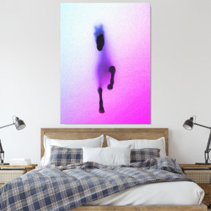 Esprit du Cheval – Art Mural Abstrait