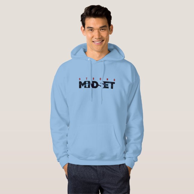 Esprit Fort | Sweat à capuche pour hommes (Devant entier)