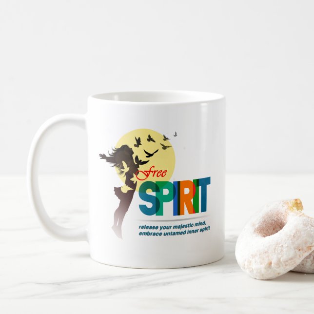 Esprit libre | 13# Mug classique (Avec donut)