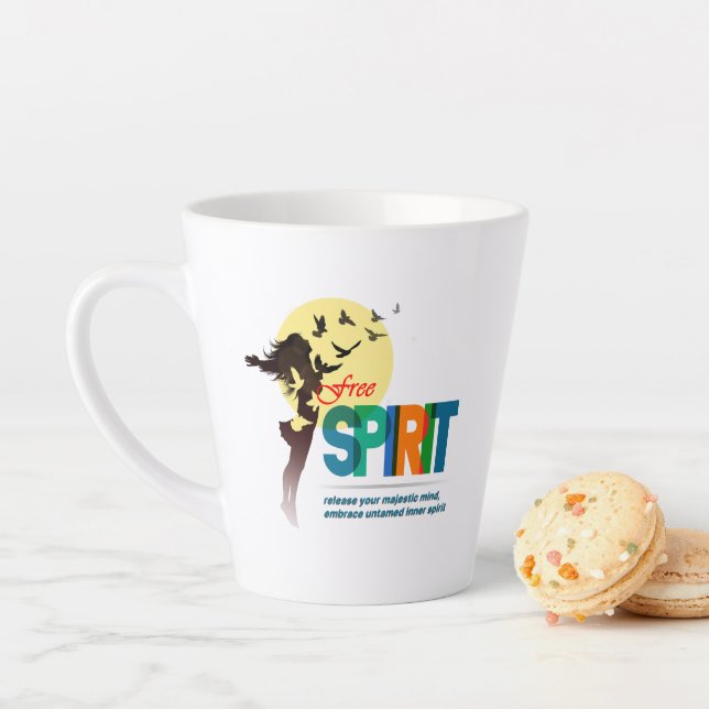 Esprit libre | Latte Mug (En situation)