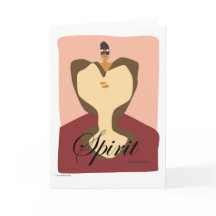 Esprit | Messages d'Espoir Carte de Vœux Inspirant
