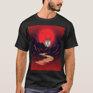 Esprit Nocturne - Elégant T-shirt Renard de Nuit