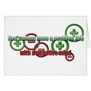 Esprit positif de négatif de la vie