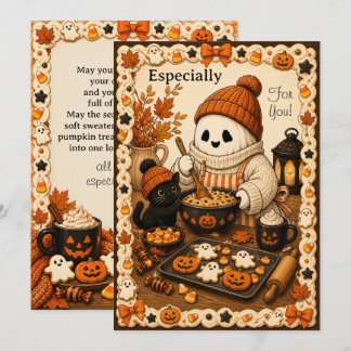 Esprits Brochés Carte de Vœux Chaleureuse pour l'A