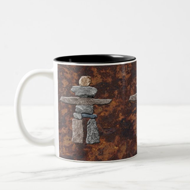 Esquimau, Inukshuk Inuit Boire de la Mug (Gauche)