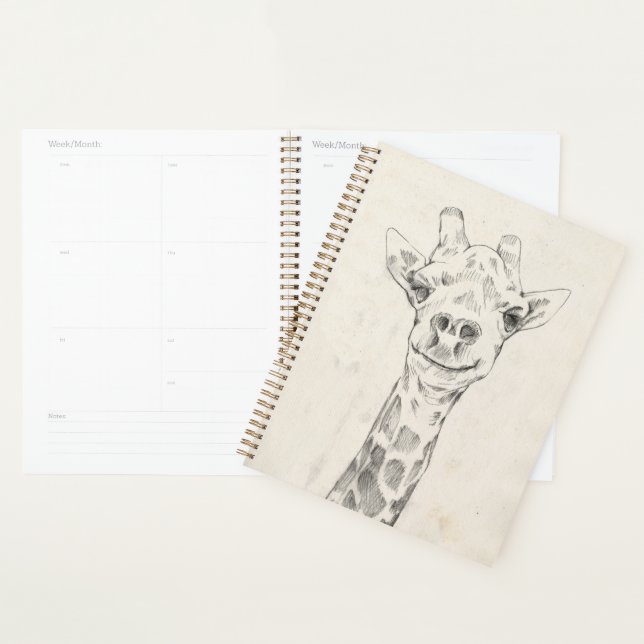 Esquisse de portrait de Giraffe (Devant avec enveloppe)