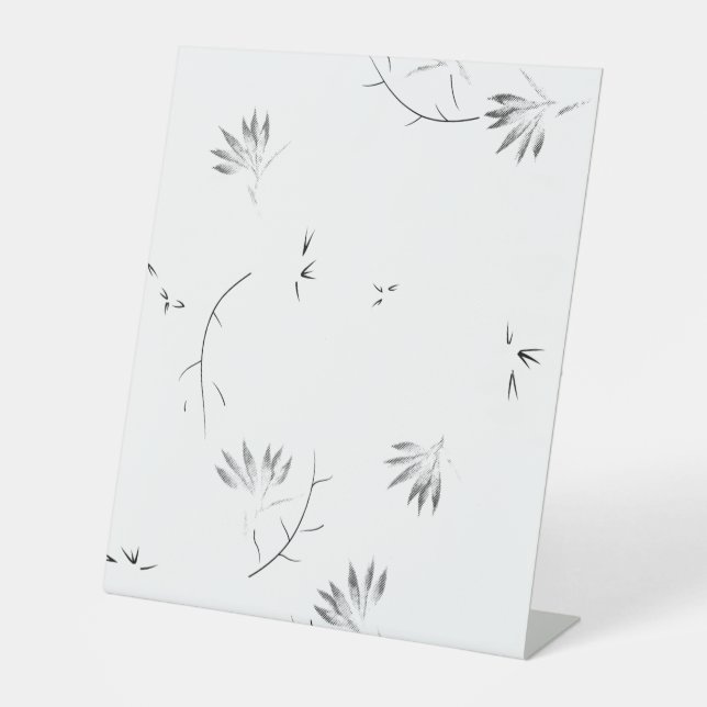 Esquisse, panneau central en granit (Recto)