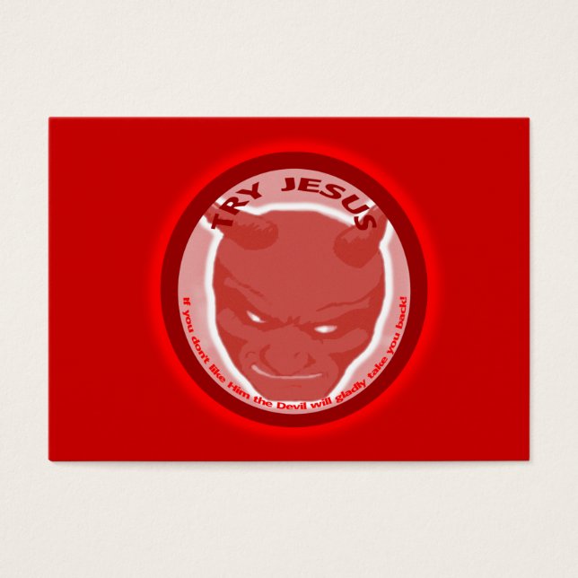 Essaie Jésus. Si vous ne l'aimez pas... Carte de v (Devant)