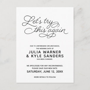 Essayons cette fois encore Carte postale reportée