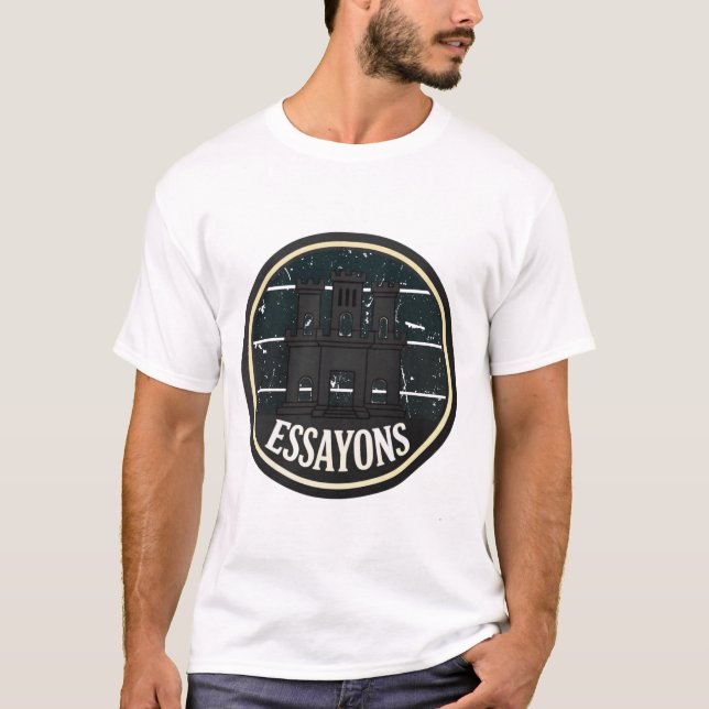 Essayons T-shirt Engineer Castle Rétro (Devant)