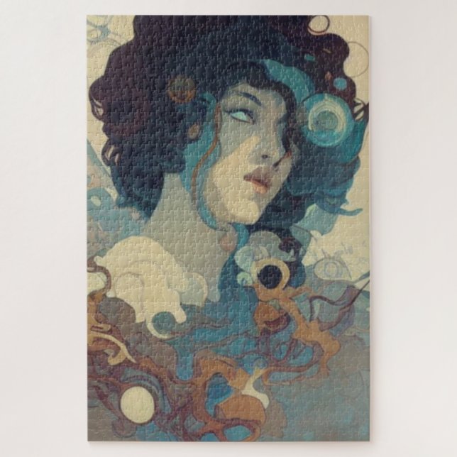 Essence Abstraite Du Puzzle Zen Jigsaw (Vertical)
