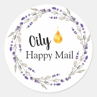 Essential Oil Business - Oily Happy Mail Stickers