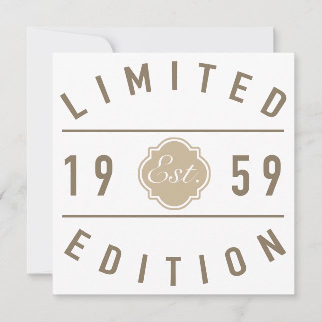 Est. 1959 Edition limitée (Devant)