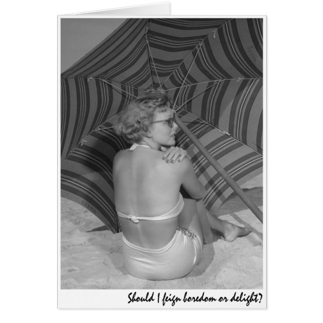 Est-ce que "je devrais simuler l'ennui ou le (Devant)