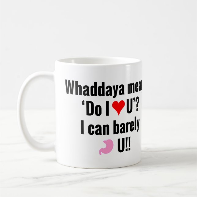 Est-ce que je t'entends Gag Mug (Gauche)