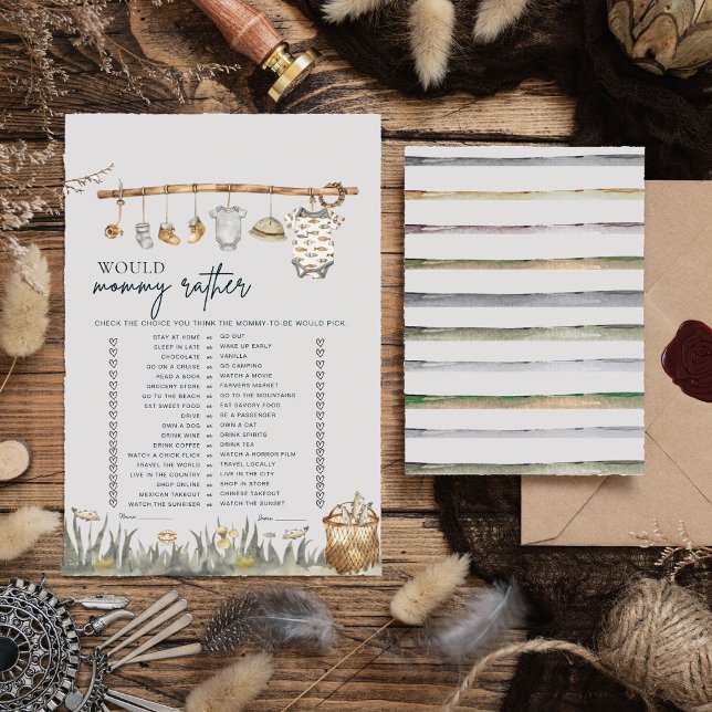 Est-ce que maman Plutôt bobine Baby shower de pêch (Créateur téléchargé)