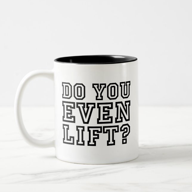 Est-Ce Que Vous Soulevez Même ? Café Mug (Gauche)