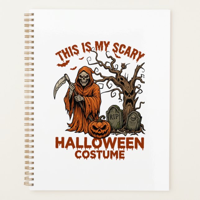 Est Costume d'Halloween Effrayant Citrouille Reape (Devant)