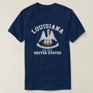 Est de la Louisiane Etats-Unis. T-shirt